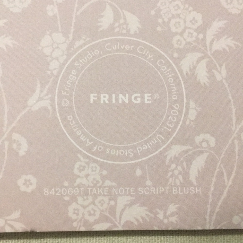 Fringe Studio Pink Spiral Notebook - Picture 4 of 4